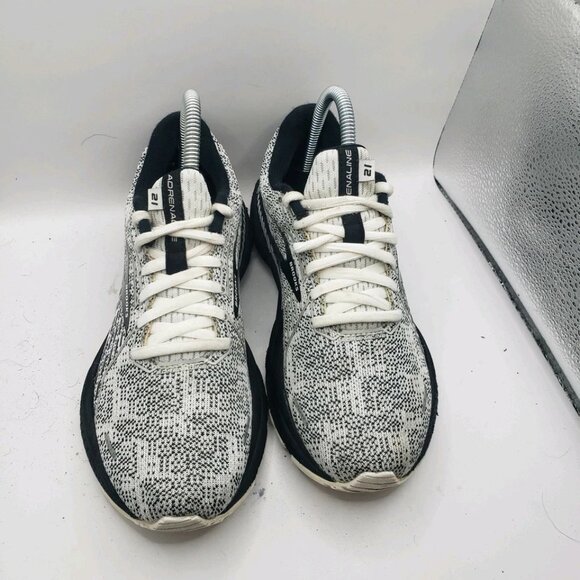 Womens Brooks Adrenaline 21 running shoes Grey/Black. Size 7 - Picture 2 of 9